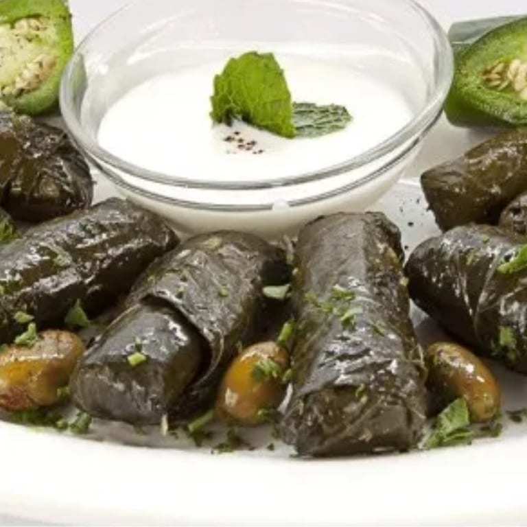 Grape Leaves Platter
