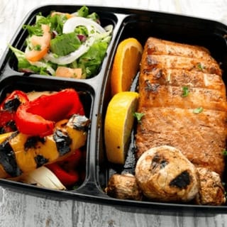 Salmon Kabab Platter