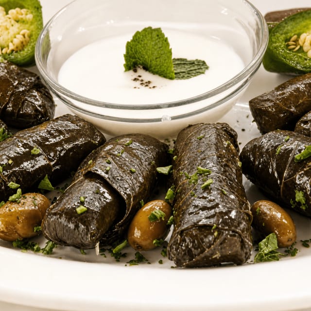 Grape Leaves.